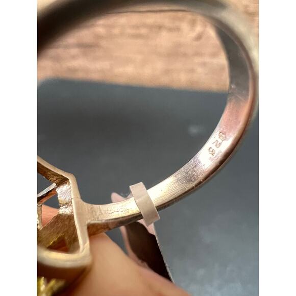 SOLD 
NEW size 7 lemon quartz citrine sterling silver ring 5.05 grams - Picture 4 of 16